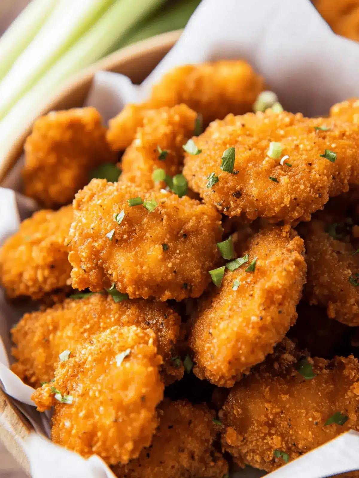 Baked Spicy Chicken Nuggets