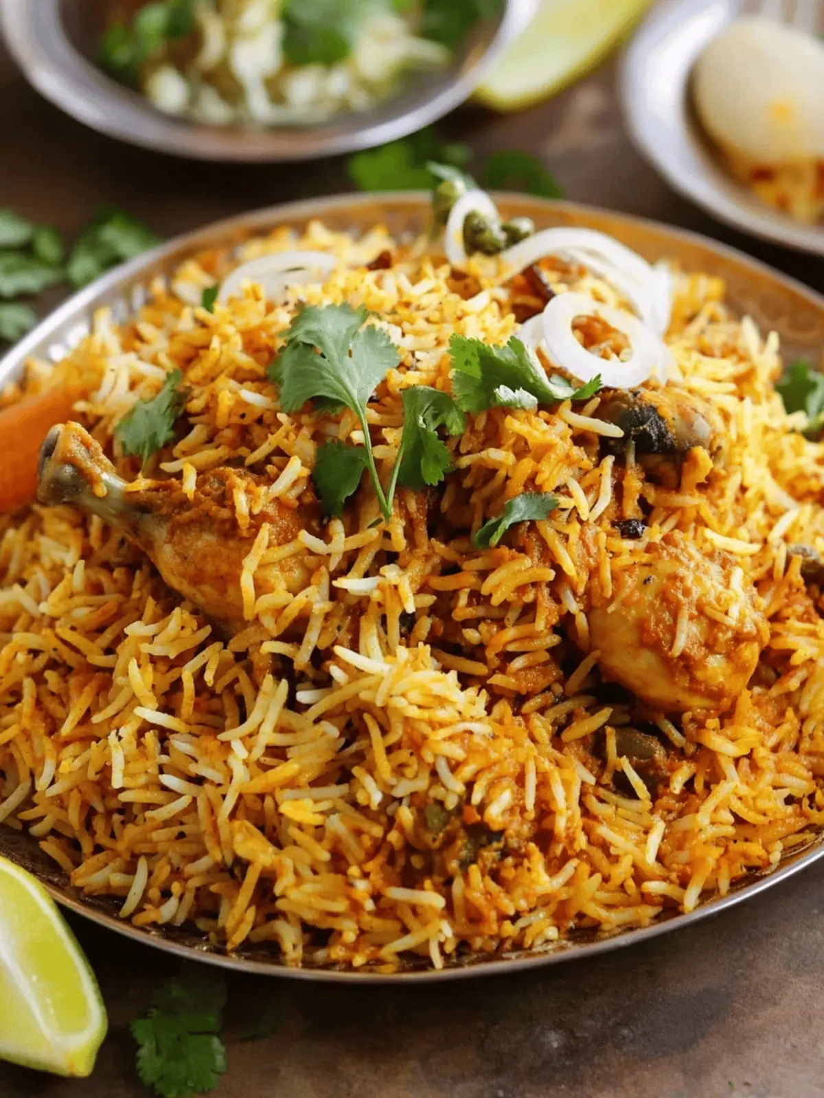 Double Masala Chicken Dum Biryani