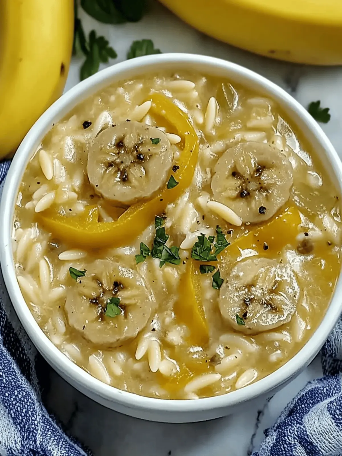 Orzo Stuffed Banana Peppers Soup