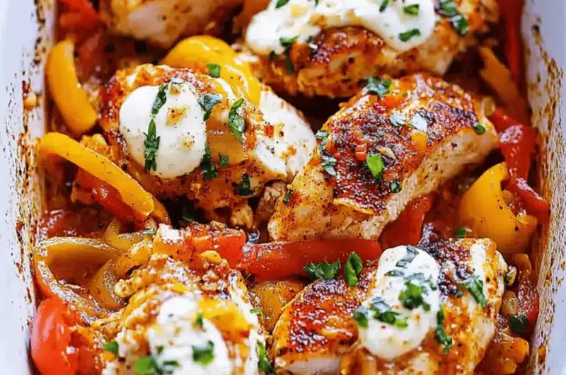Cajun Chicken with Bell Peppers