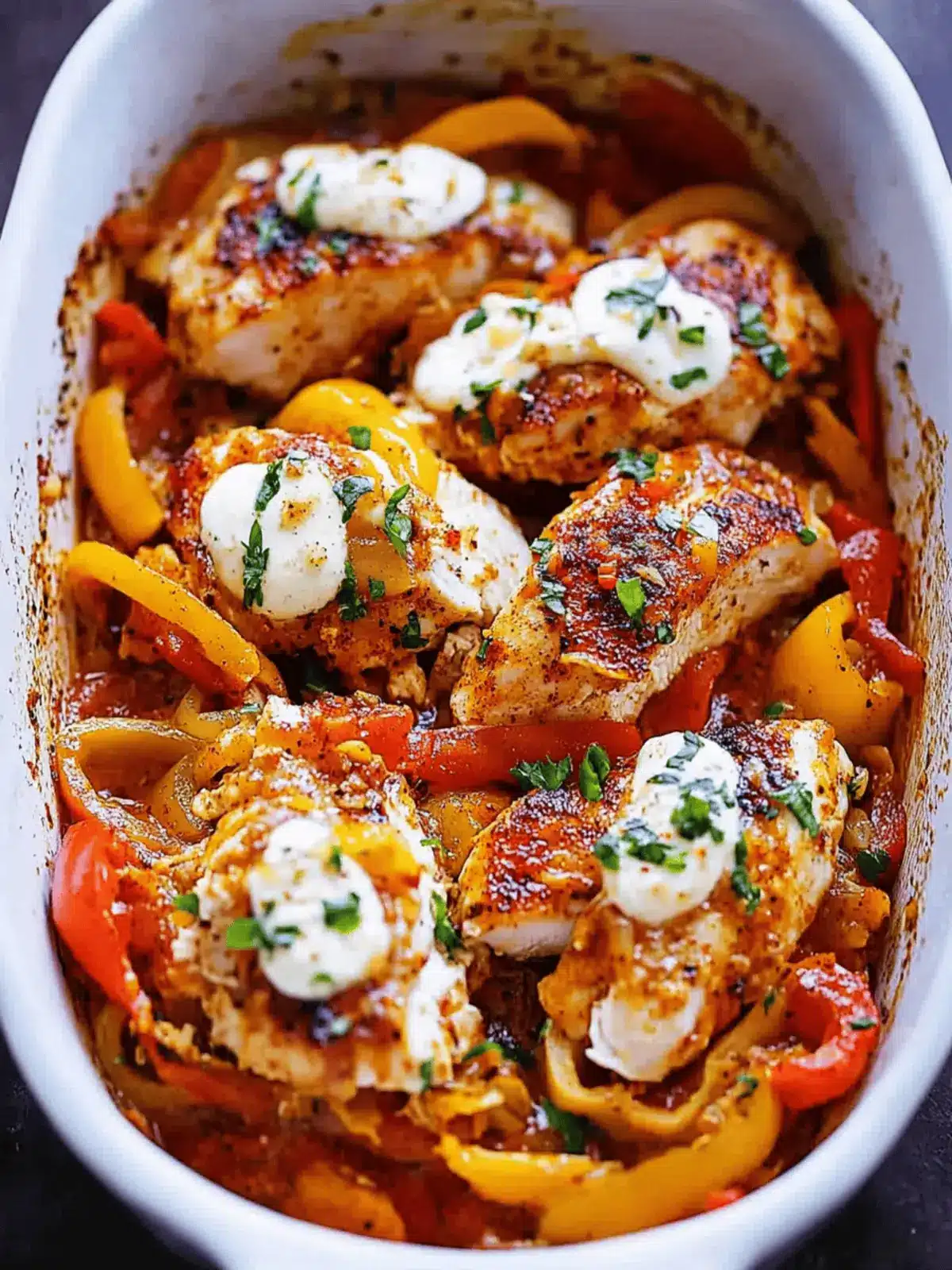 Cajun Chicken with Bell Peppers