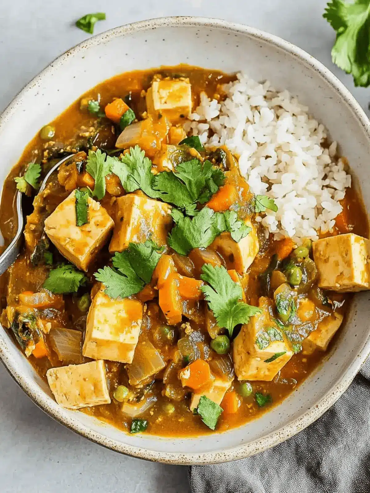 Garlic Ginger Tofu Stew