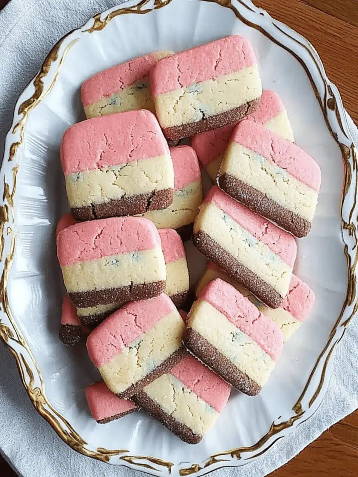 Italian Spumoni Cookies