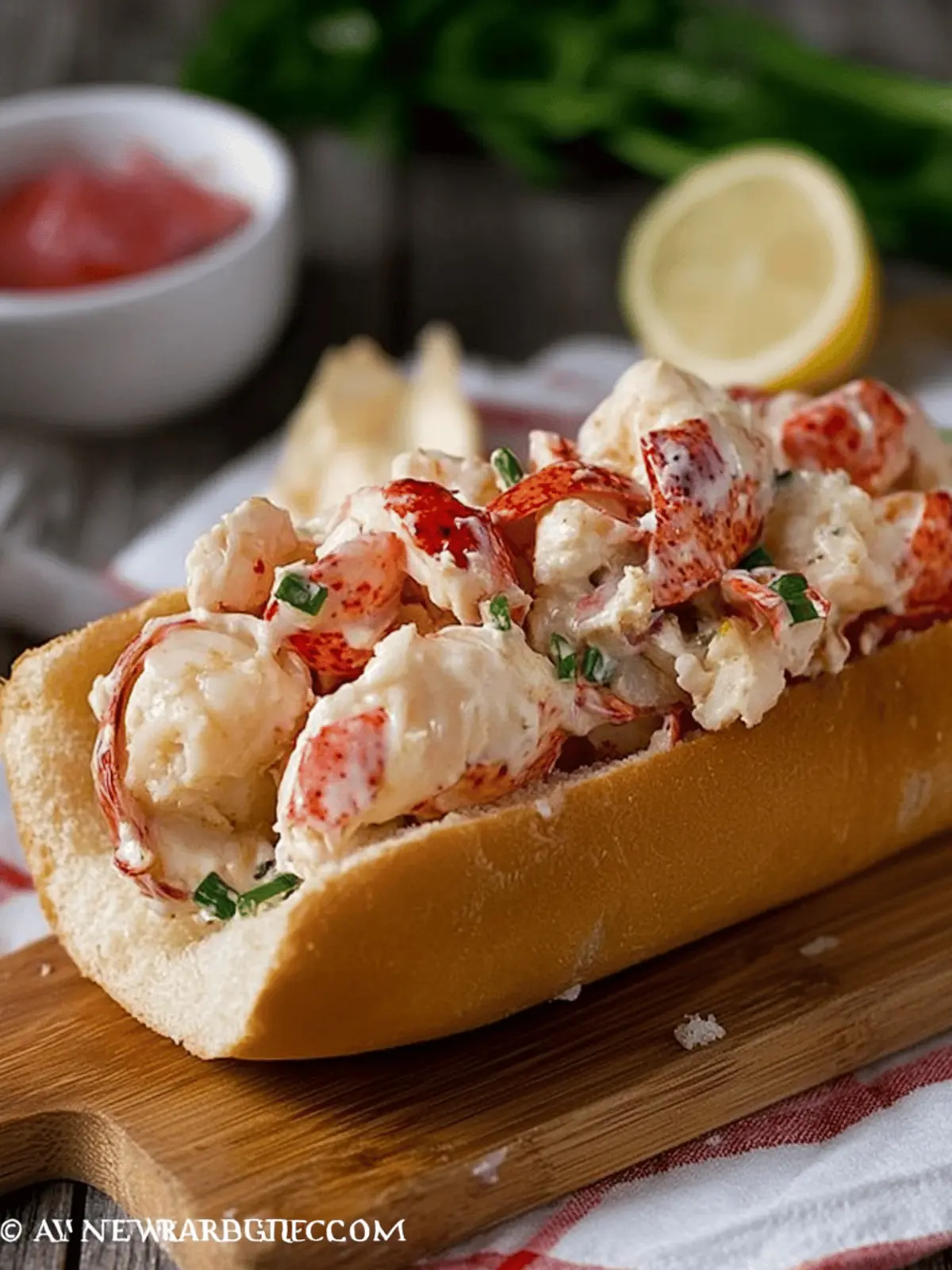 Savory New England Lobster Roll: A Taste of Coastal Bliss 2 New England Lobster Roll