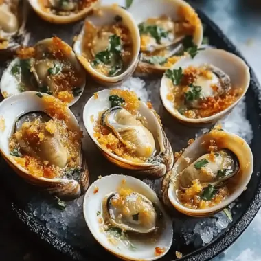 Baked Clams Casino with Crispy Bacon