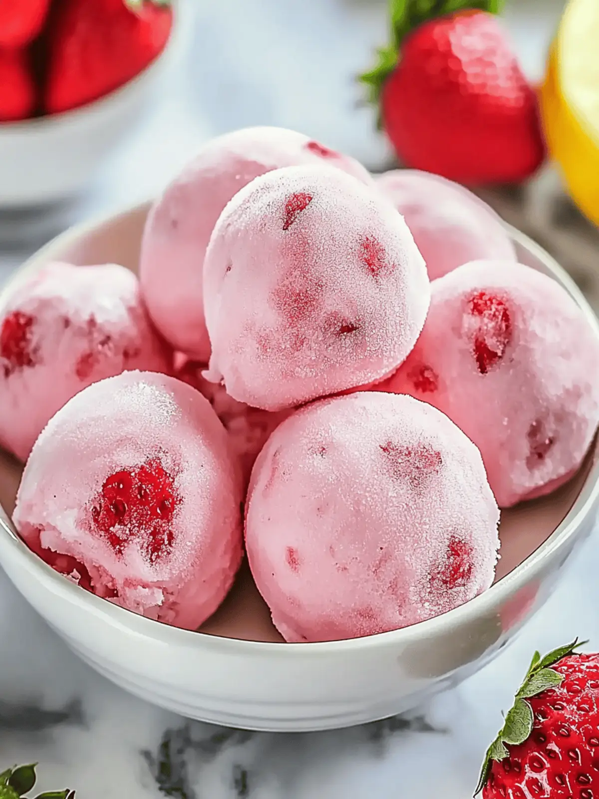 Delicious Frozen Strawberry Yogurt Bites for Guilt-Free Snacking 3 Frozen Strawberry Yogurt Bites
