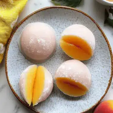 Whole Peach Mochi