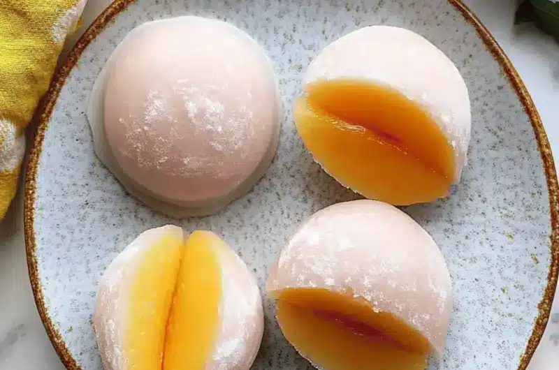Whole Peach Mochi