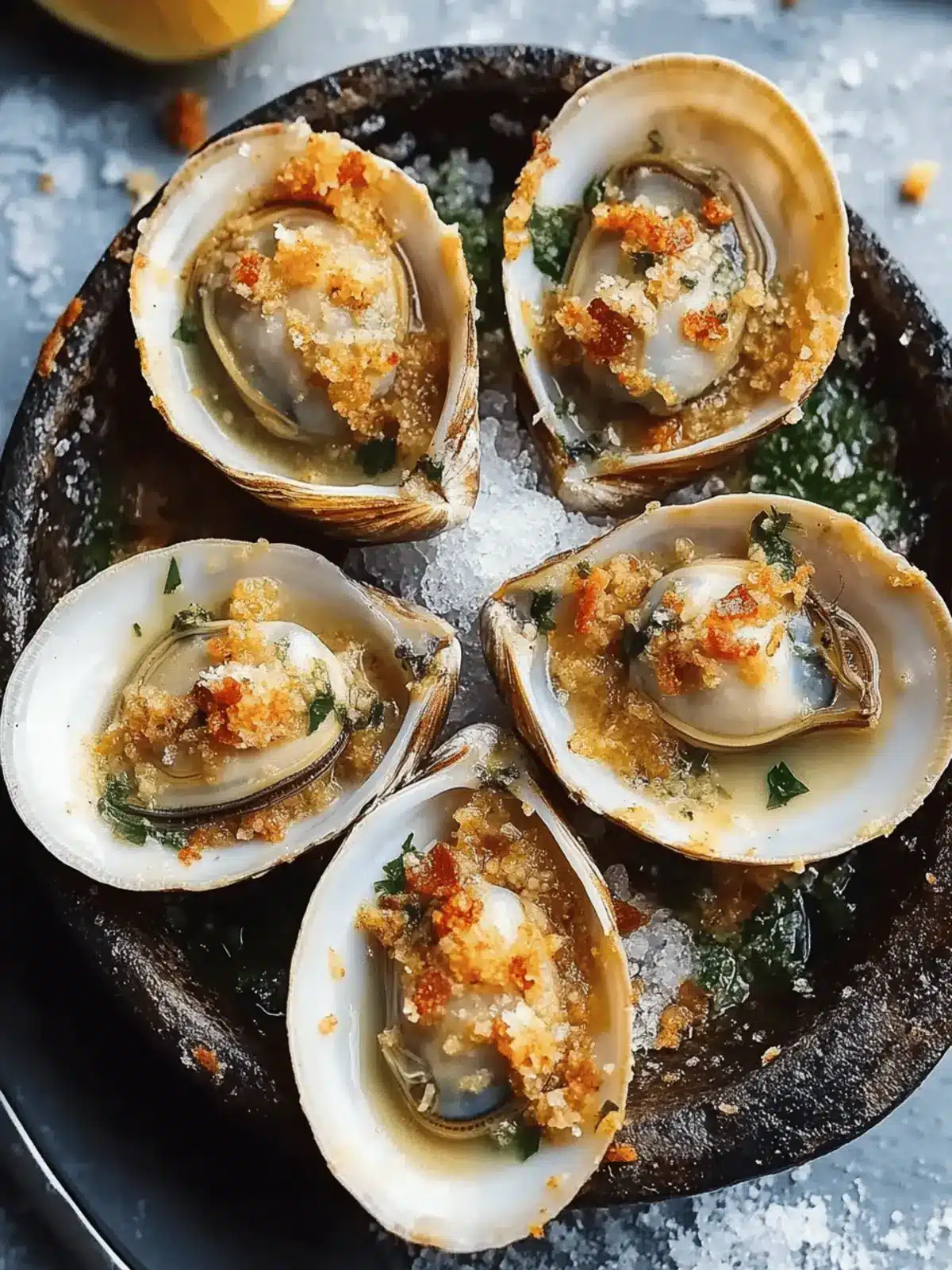 Baked Clams Casino with Crispy Bacon