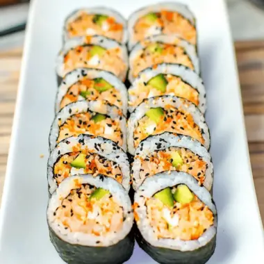 Spicy Crab Sushi Roll