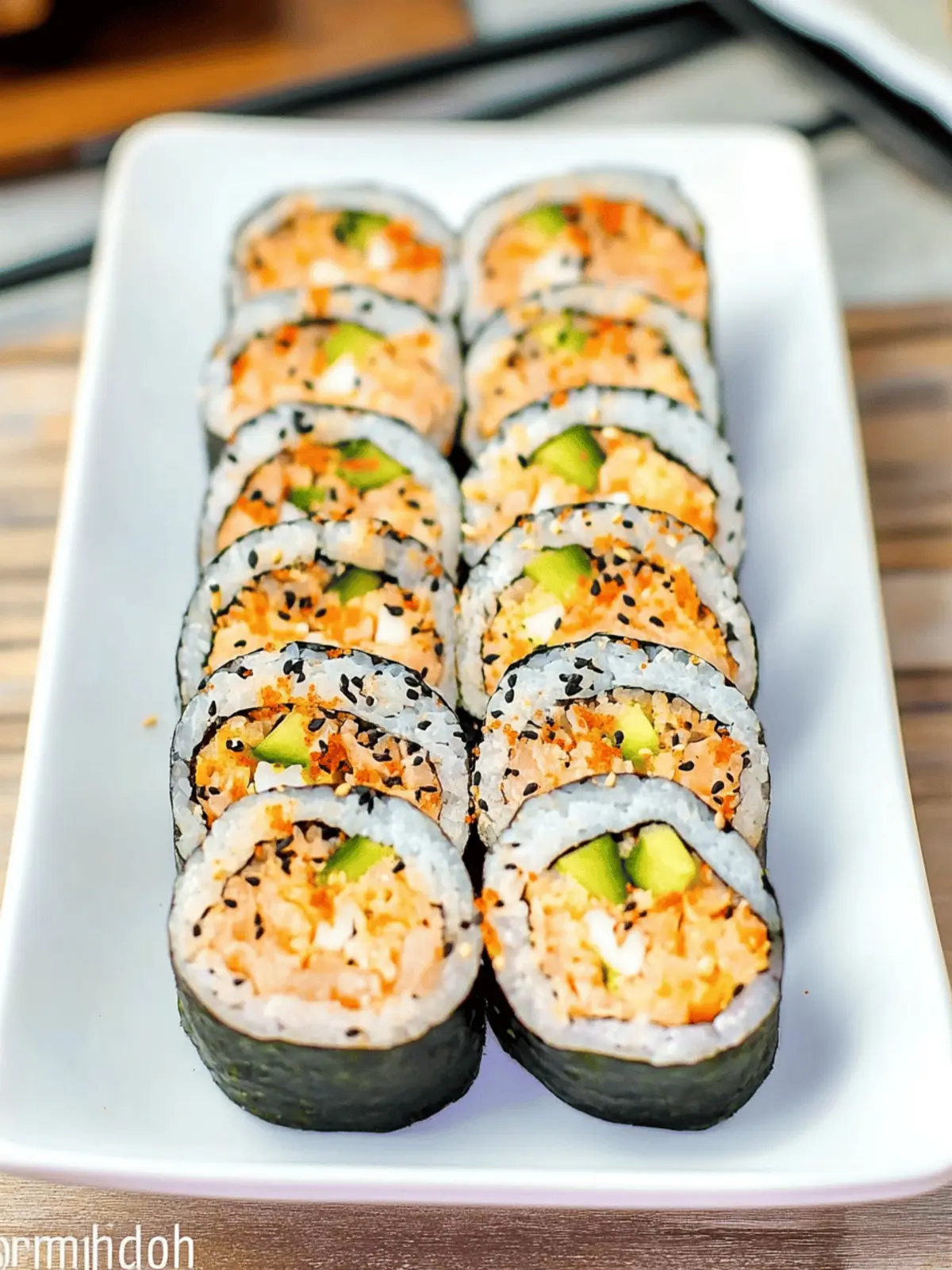 Spicy Crab Sushi Roll
