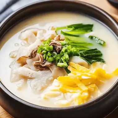 Korean Rice Cake Soup