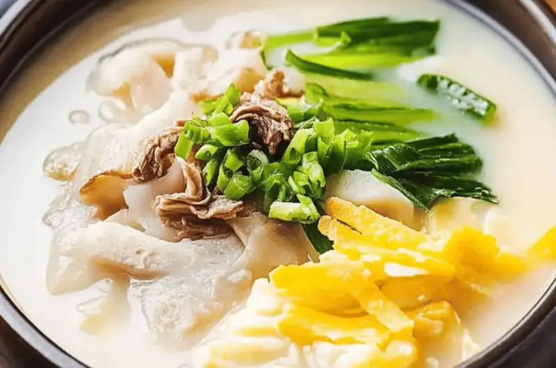 Warm Up with Authentic Korean Rice Cake Soup Delight 1 Korean Rice Cake Soup