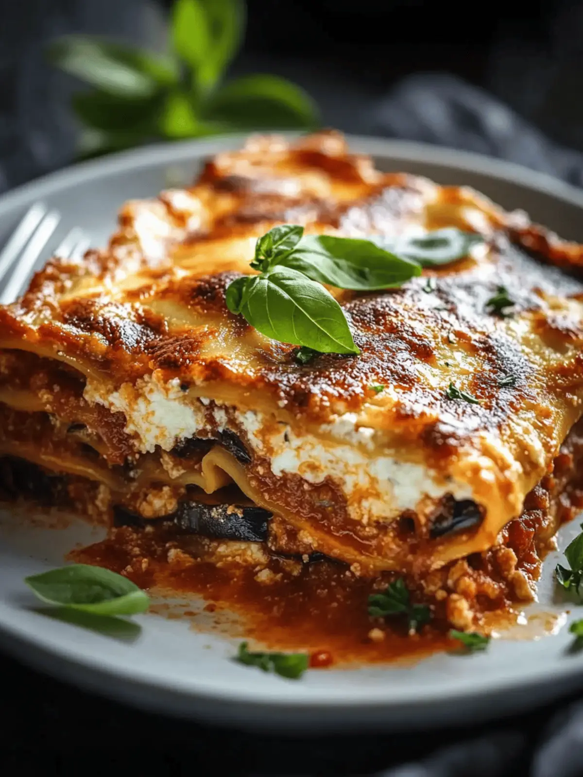 Eggplant Lasagna with Ricotta