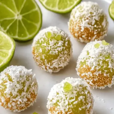 Key Lime Pie Energy Bites