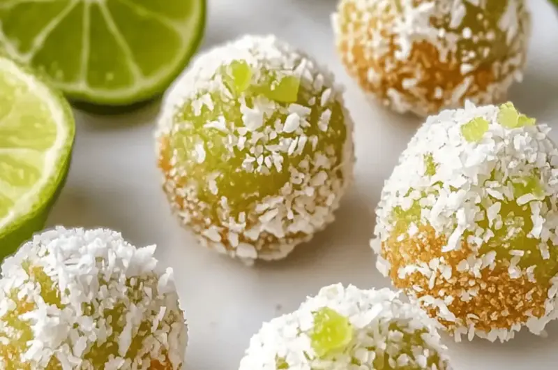 Key Lime Pie Energy Bites