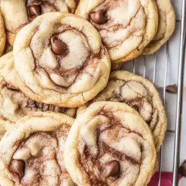 Cinnamon Swirl Chocolate Chip Cookies