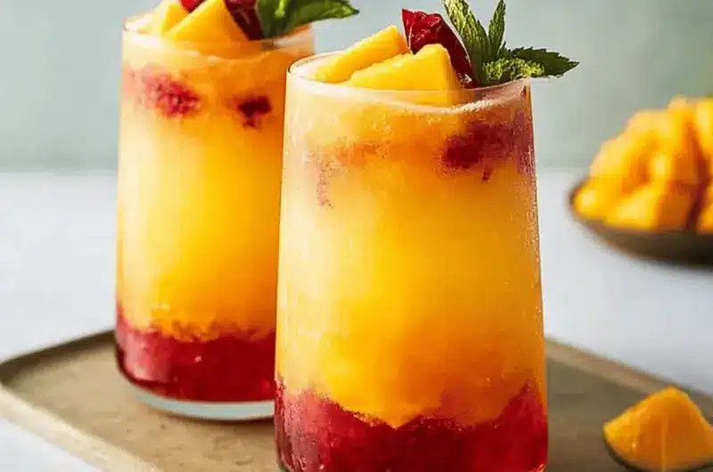 Zesty Mango Hibiscus Iced Tea for Ultimate Refreshment 1 Mango Hibiscus Iced Tea