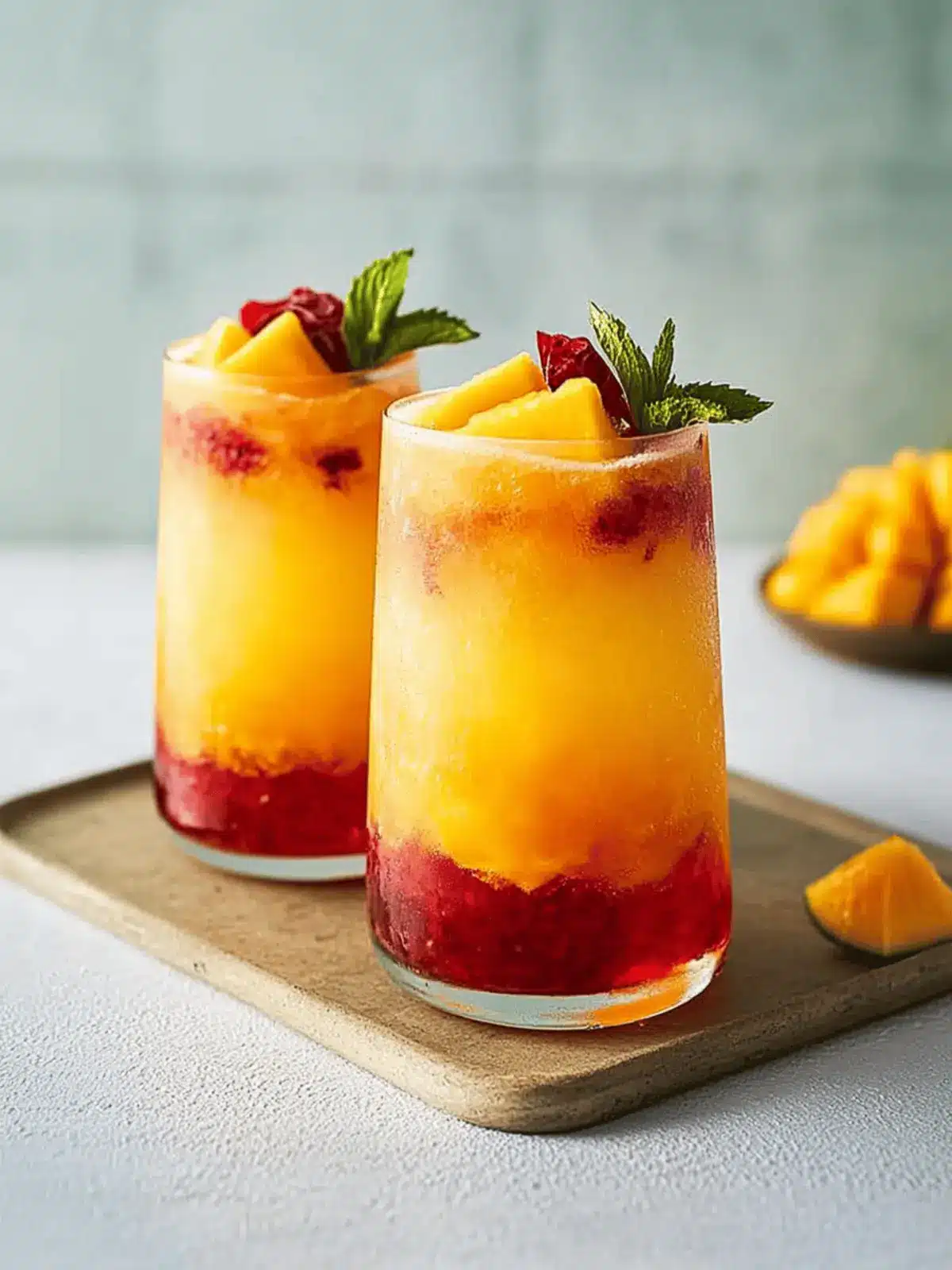 Mango Hibiscus Iced Tea