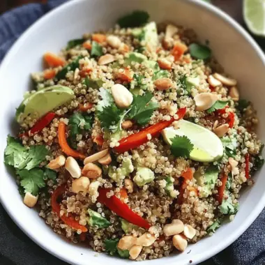 Thai Quinoa Crunch Salad