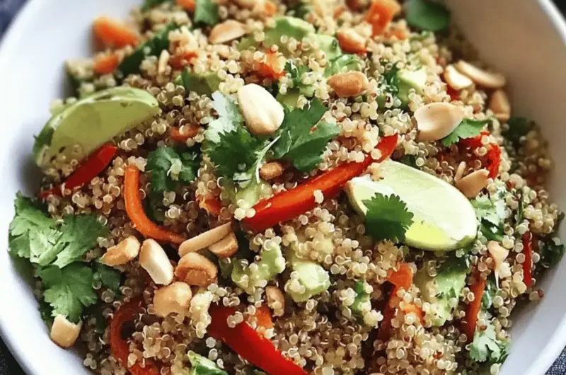 Thai Quinoa Crunch Salad