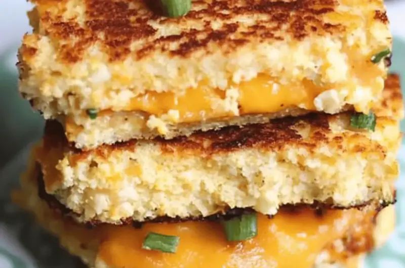 Cauliflower Bread Grilled Cheese