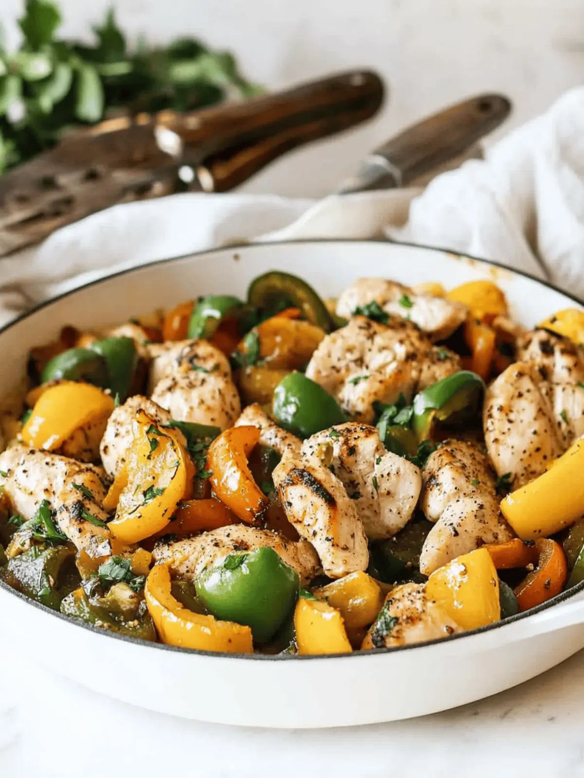 Sizzle Up Flavorful Chicken and Peppers in Just 20 Minutes 3 Chicken and Peppers