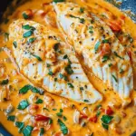 Savor Tilapia in Roasted Pepper Sauce