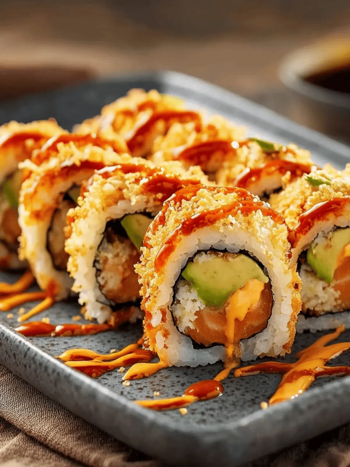 Crispy Fried Salmon & Avocado Rolls for Ultimate Flavor Fix 4 Crispy Fried Salmon & Avocado Rolls