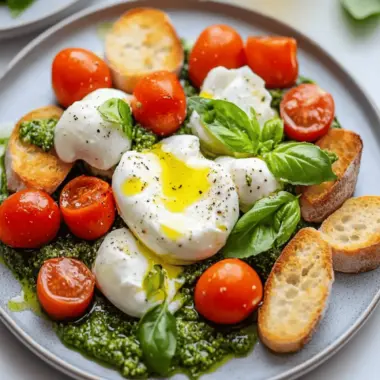 Burrata and Pesto