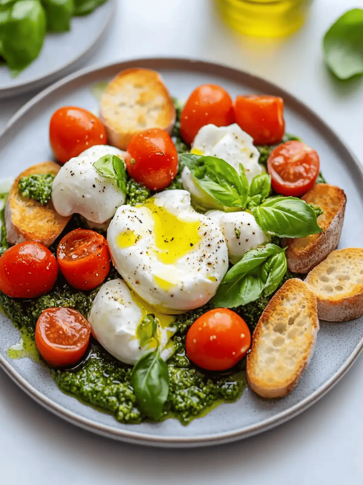 Burrata and Pesto