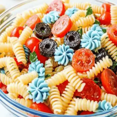 Red, White, and Blue Pasta Salad