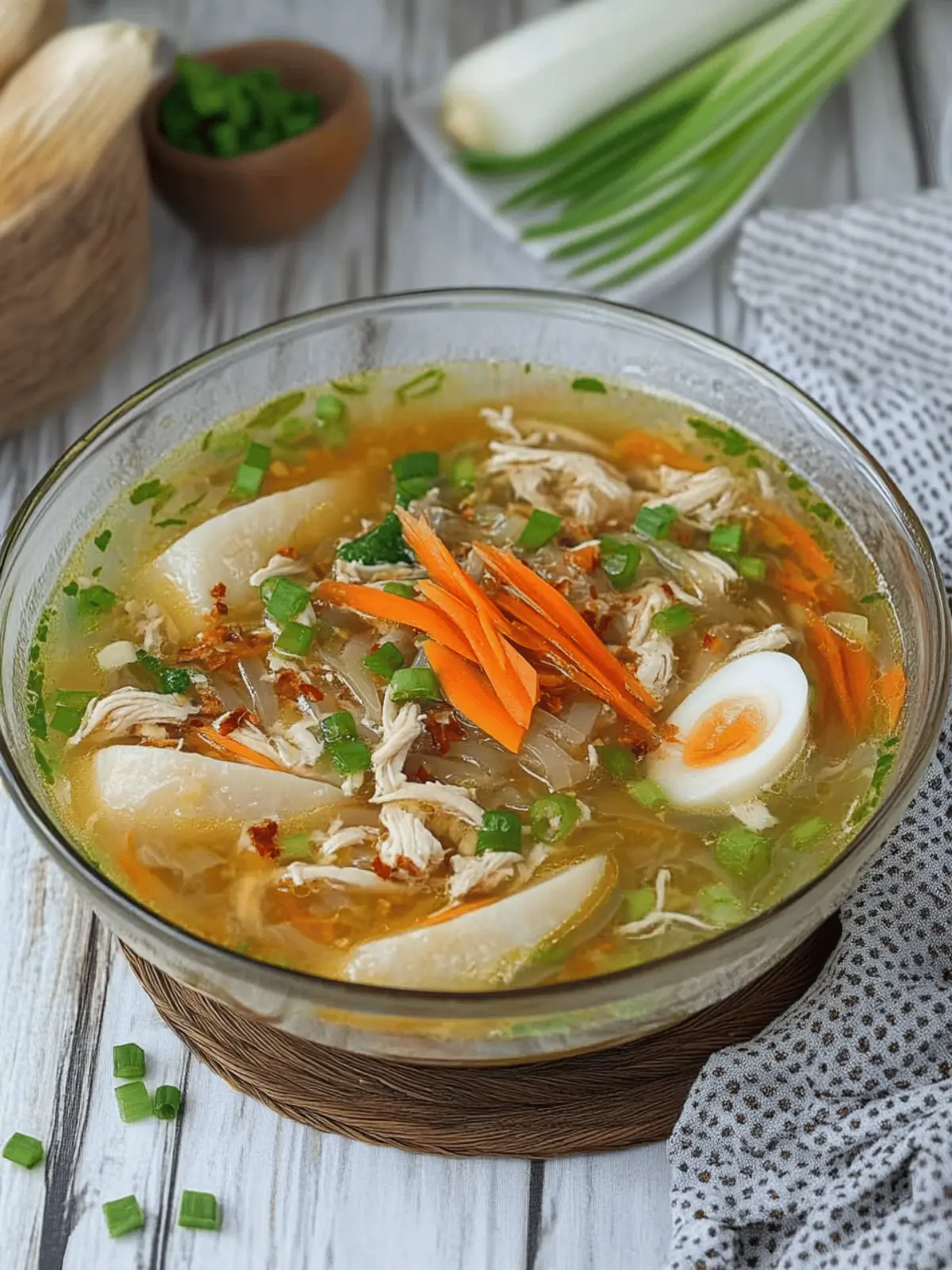 Chicken Sotanghon Soup