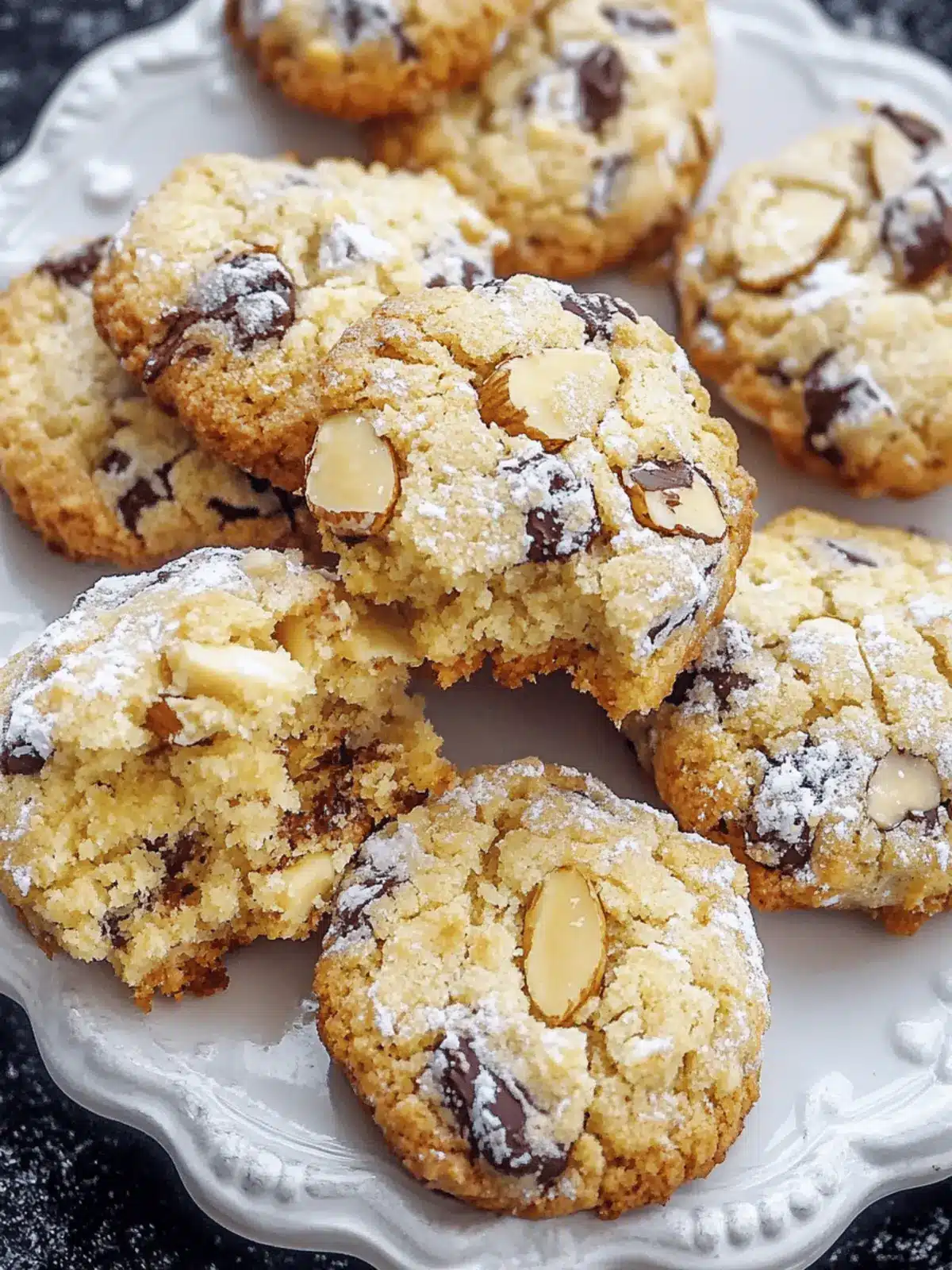 Almond Chocolate Chip Cookies