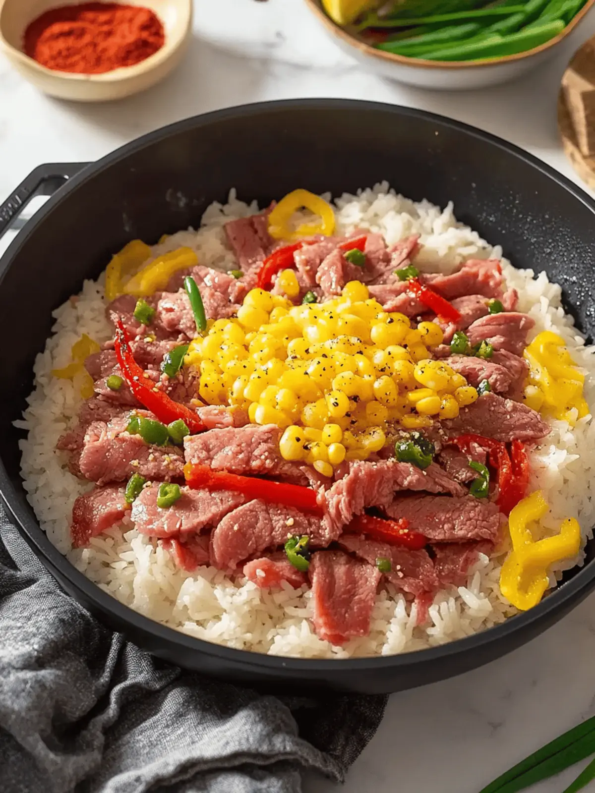 Beef Pepper Rice