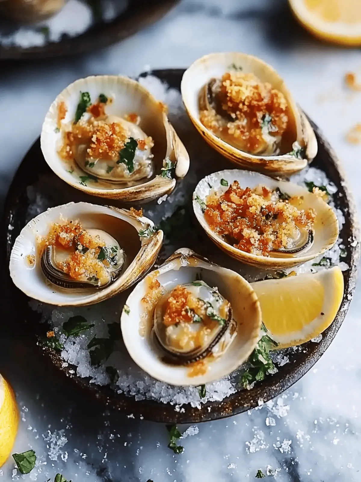 Baked Clams Casino with Crispy Bacon
