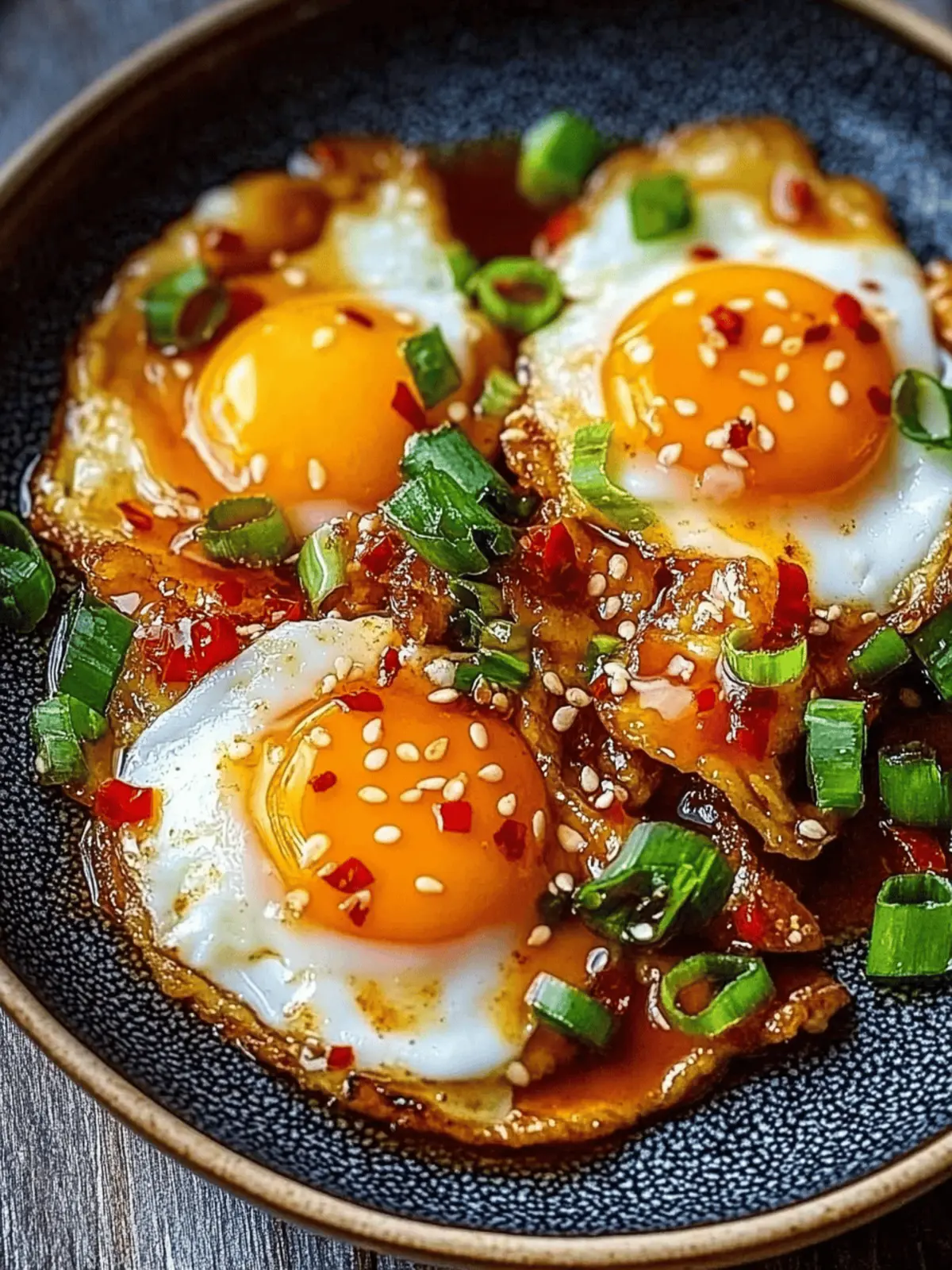 Savory Spicy Sweet and Sour Fried Eggs You'll Crave! 4 Spicy Sweet and Sour Fried Eggs