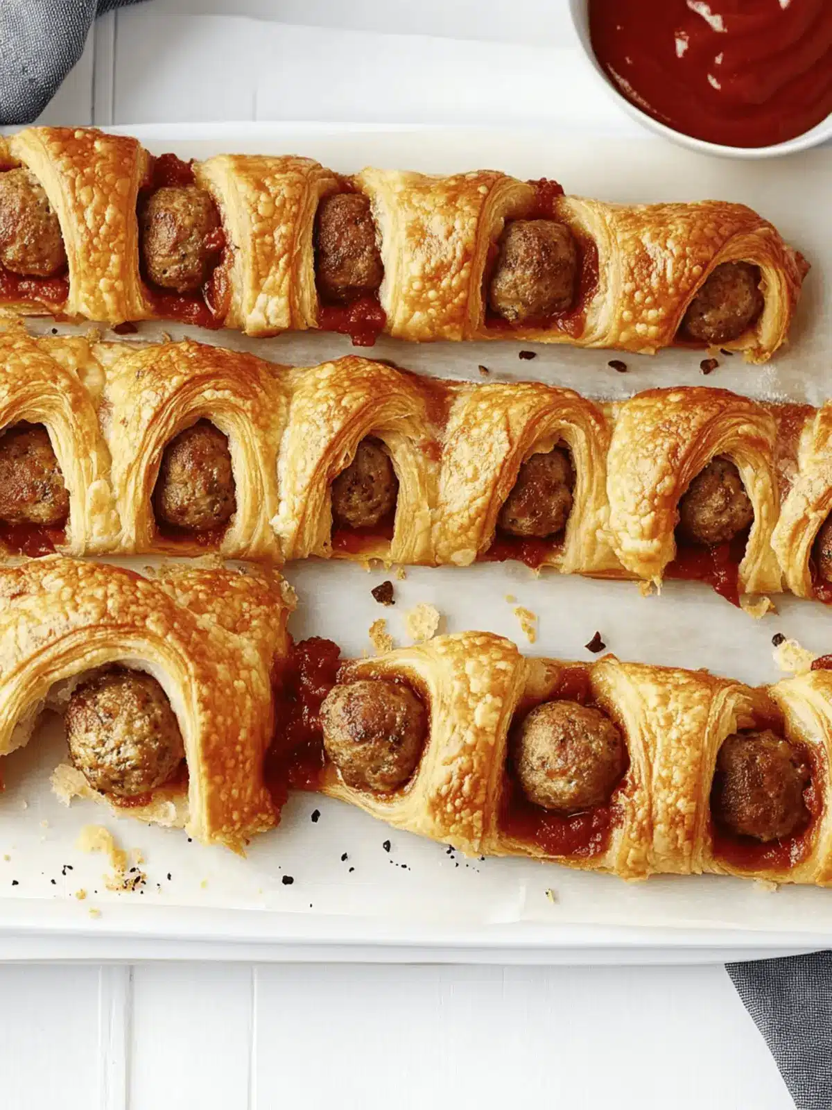 Meatball Crescent Rolls