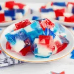 Patriotic Broken Glass Jello