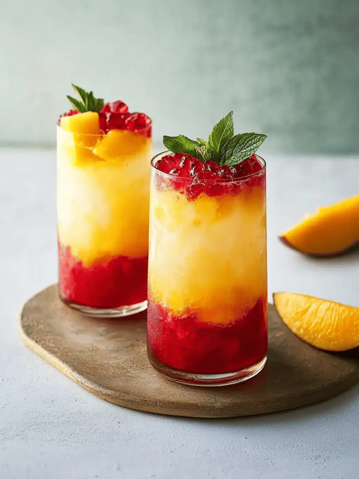 Zesty Mango Hibiscus Iced Tea for Ultimate Refreshment 2 Mango Hibiscus Iced Tea