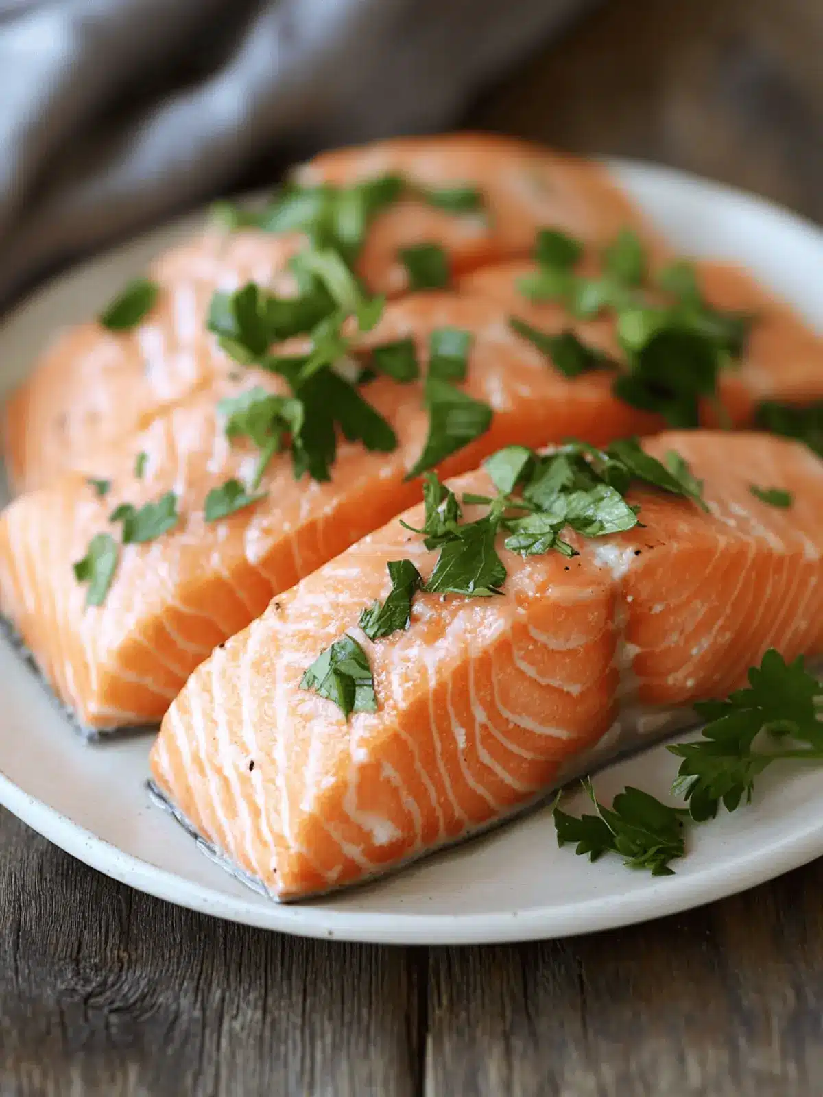 Slow Cooker Poached Salmon