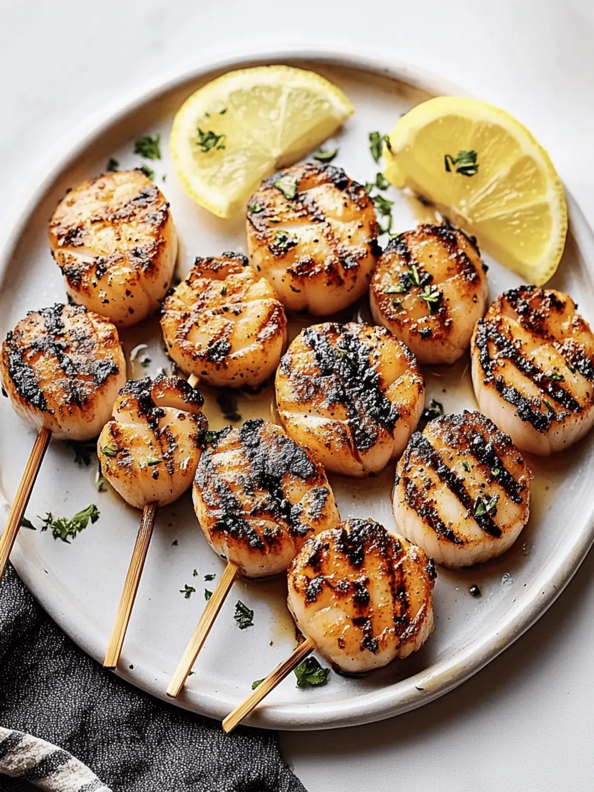 Grilled Scallops