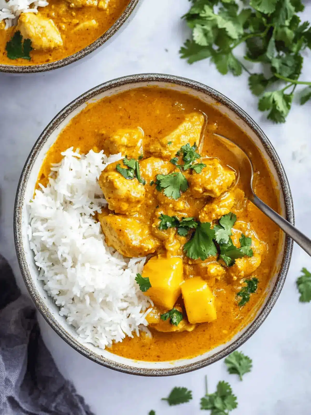 Slow Cooker Mango Chicken Curry