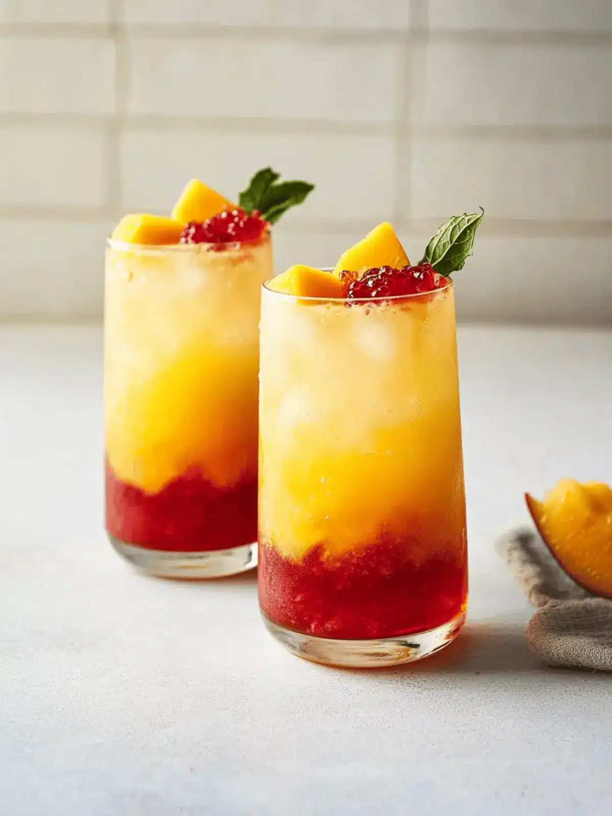 Zesty Mango Hibiscus Iced Tea for Ultimate Refreshment 4 Mango Hibiscus Iced Tea
