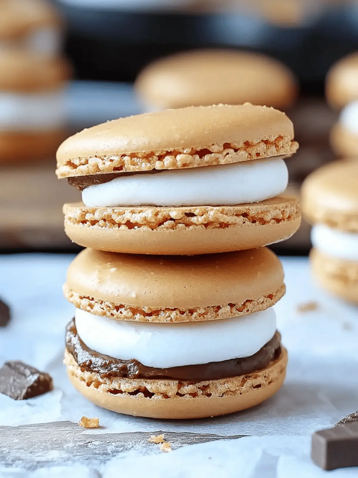 S’mores Macarons