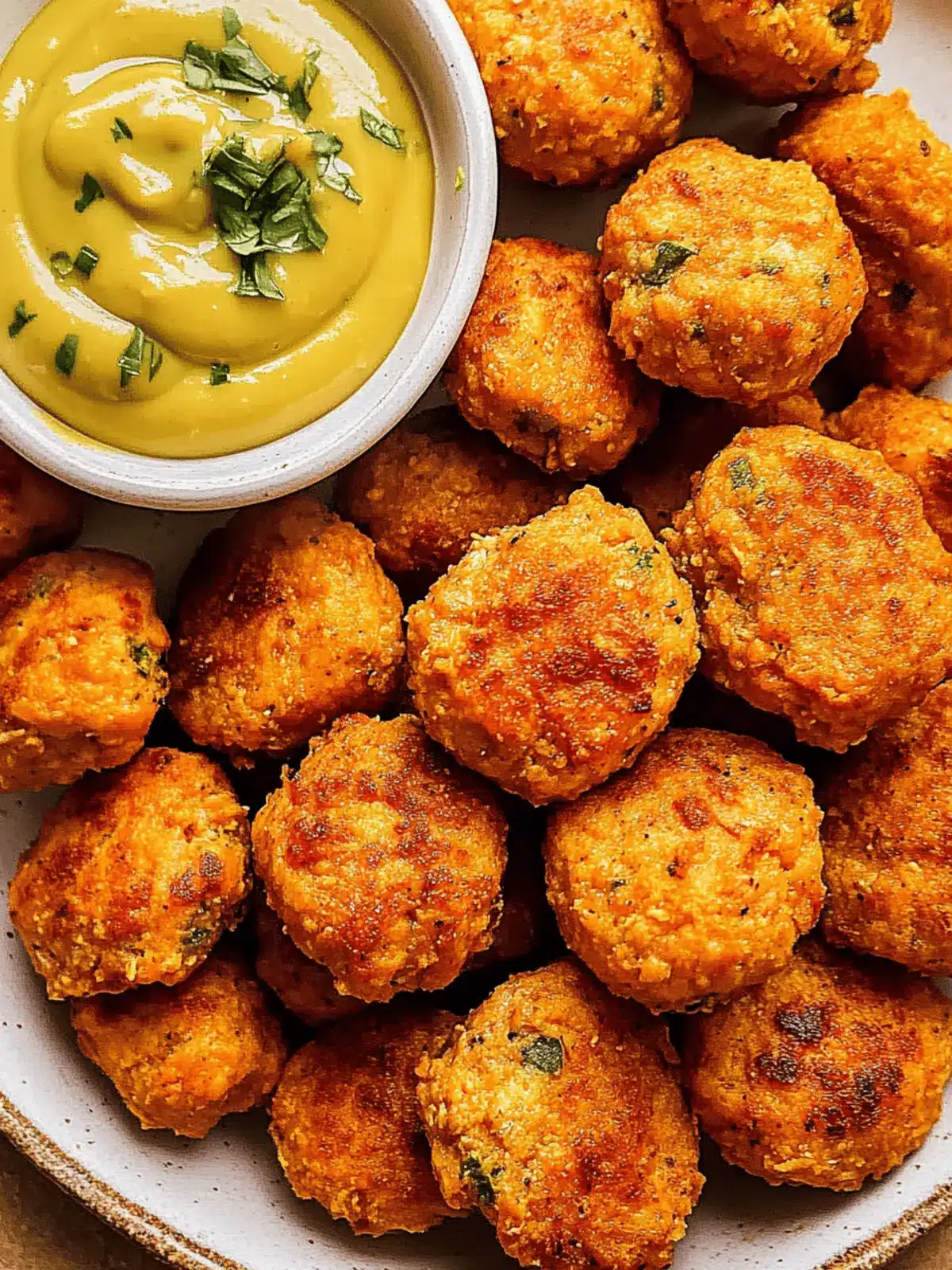 Sweet Potato Chicken Poppers