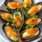 Japanese Baked Dynamite Mussels