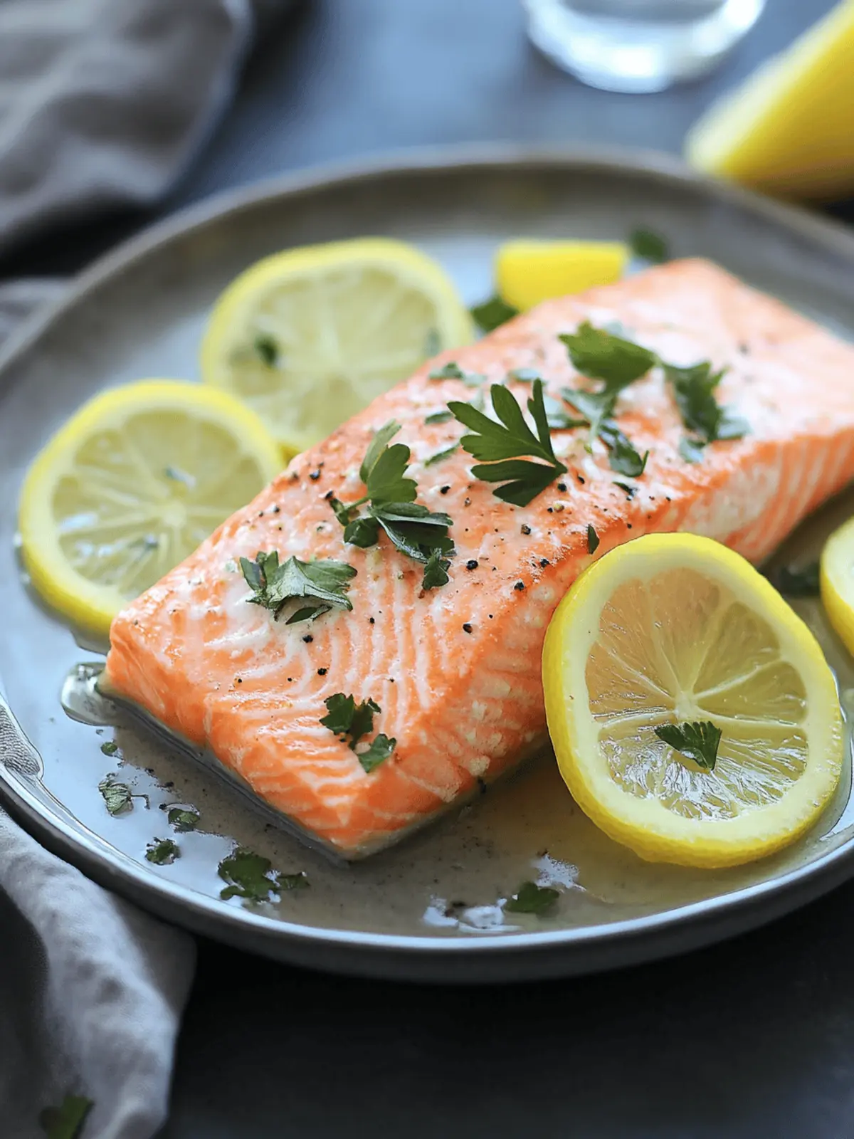 Slow Cooker Poached Salmon