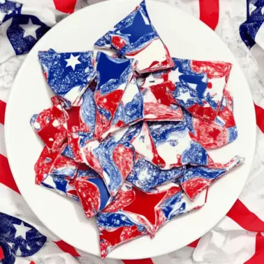 Patriotic Candy Bark