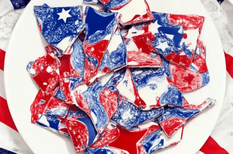 Patriotic Candy Bark